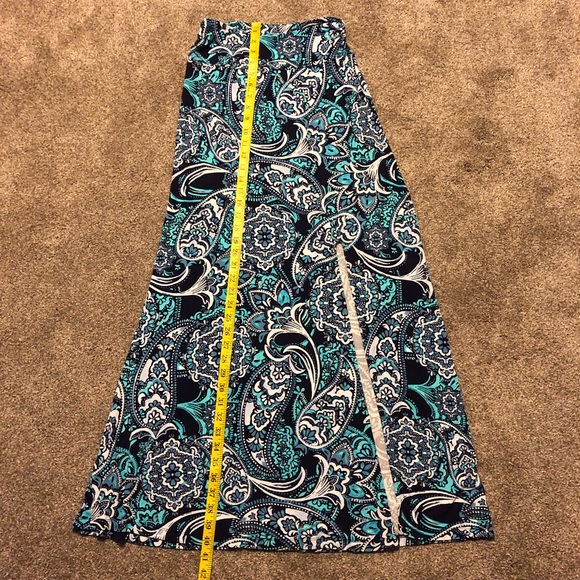 Willi Smith Skirt size XS High Elastic Waist Maxi Long Soft Stretchy - Picture 4 of 8